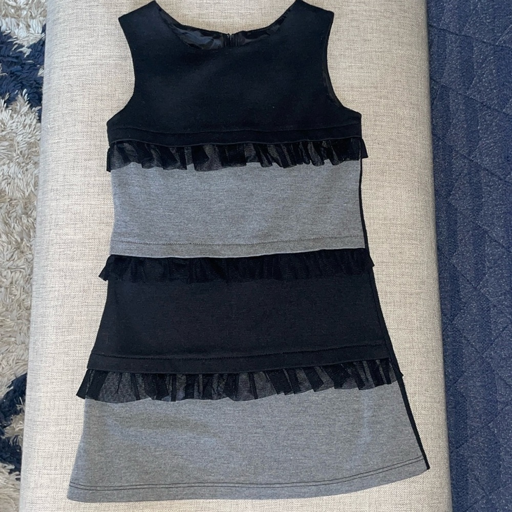 Black and grey dress